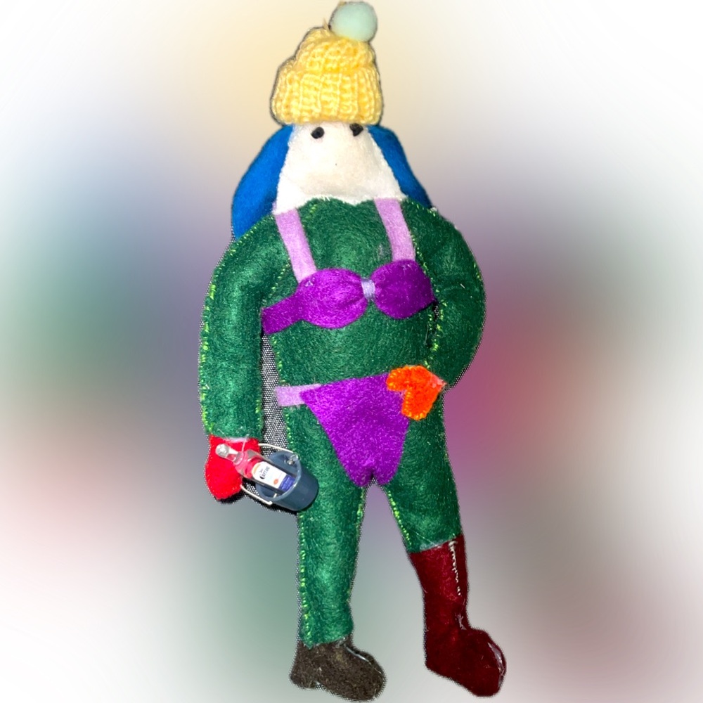 Mummer Ornament Hand Sewn